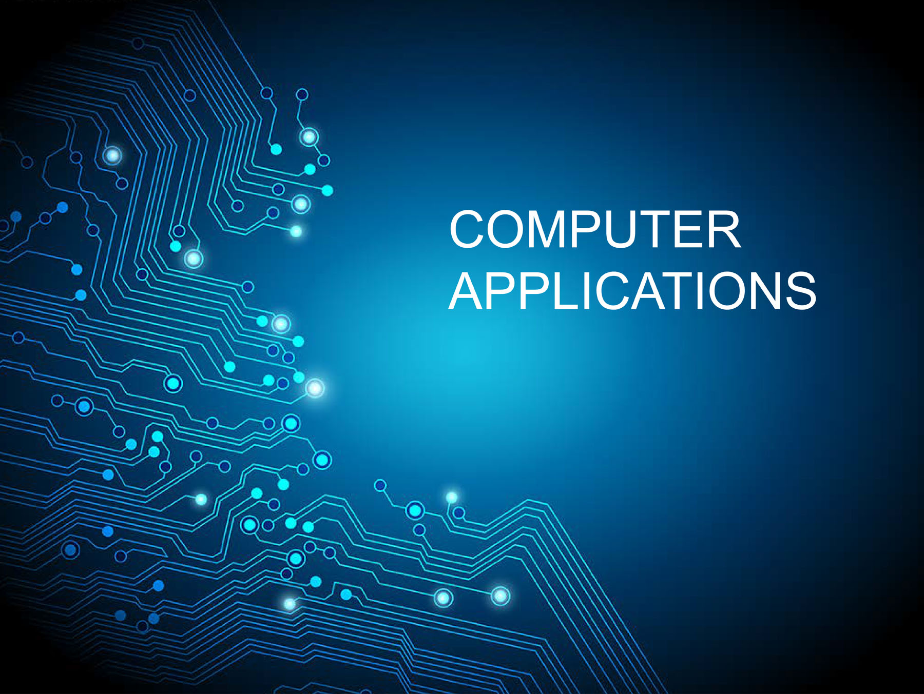 computer applications powerpoint presentation